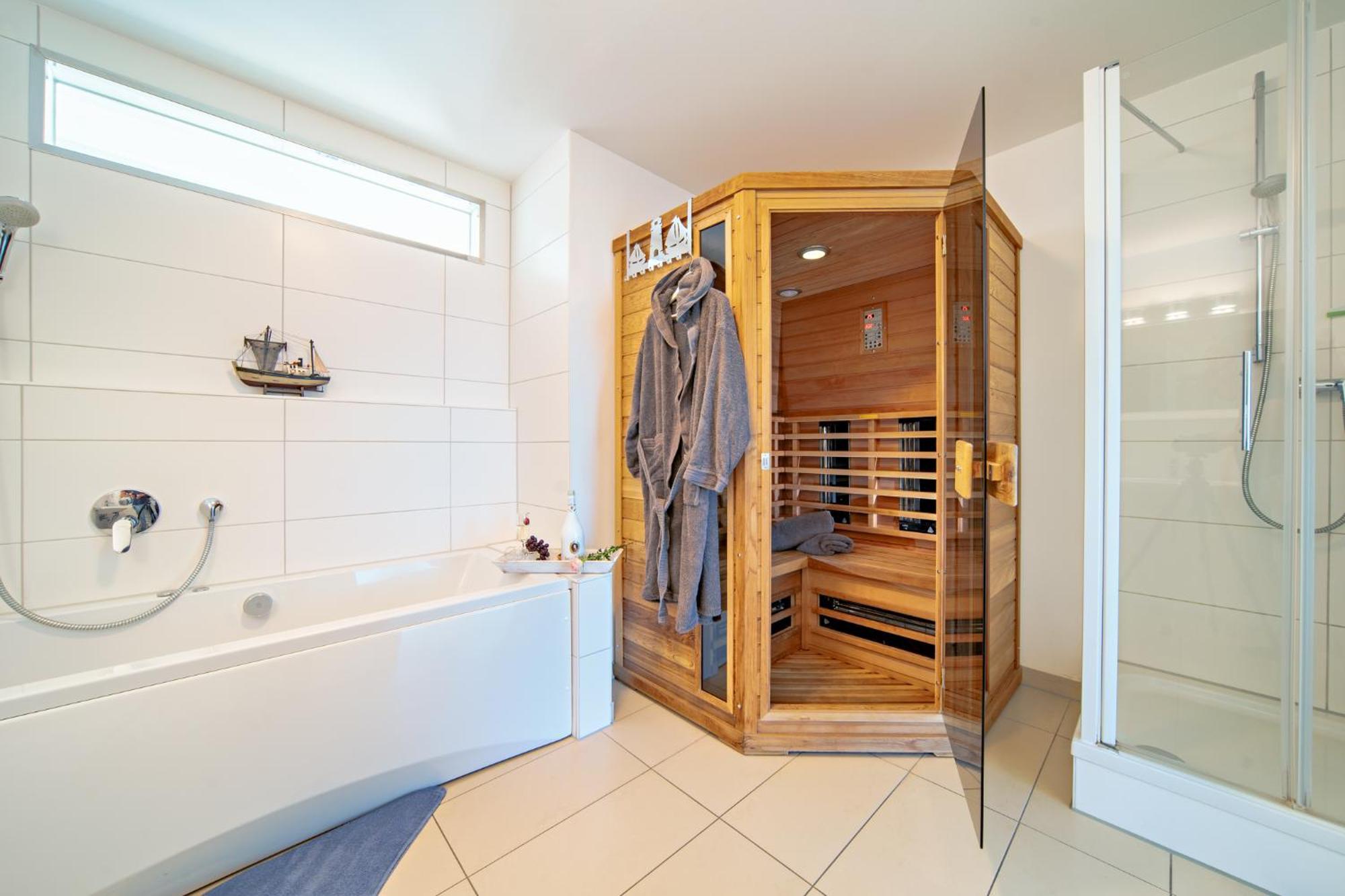 3-Zi-Fewo Brigantine 33 By Seeblick Ferien Oro, Wasserblick,Sauna Olpenitz Exteriör bild