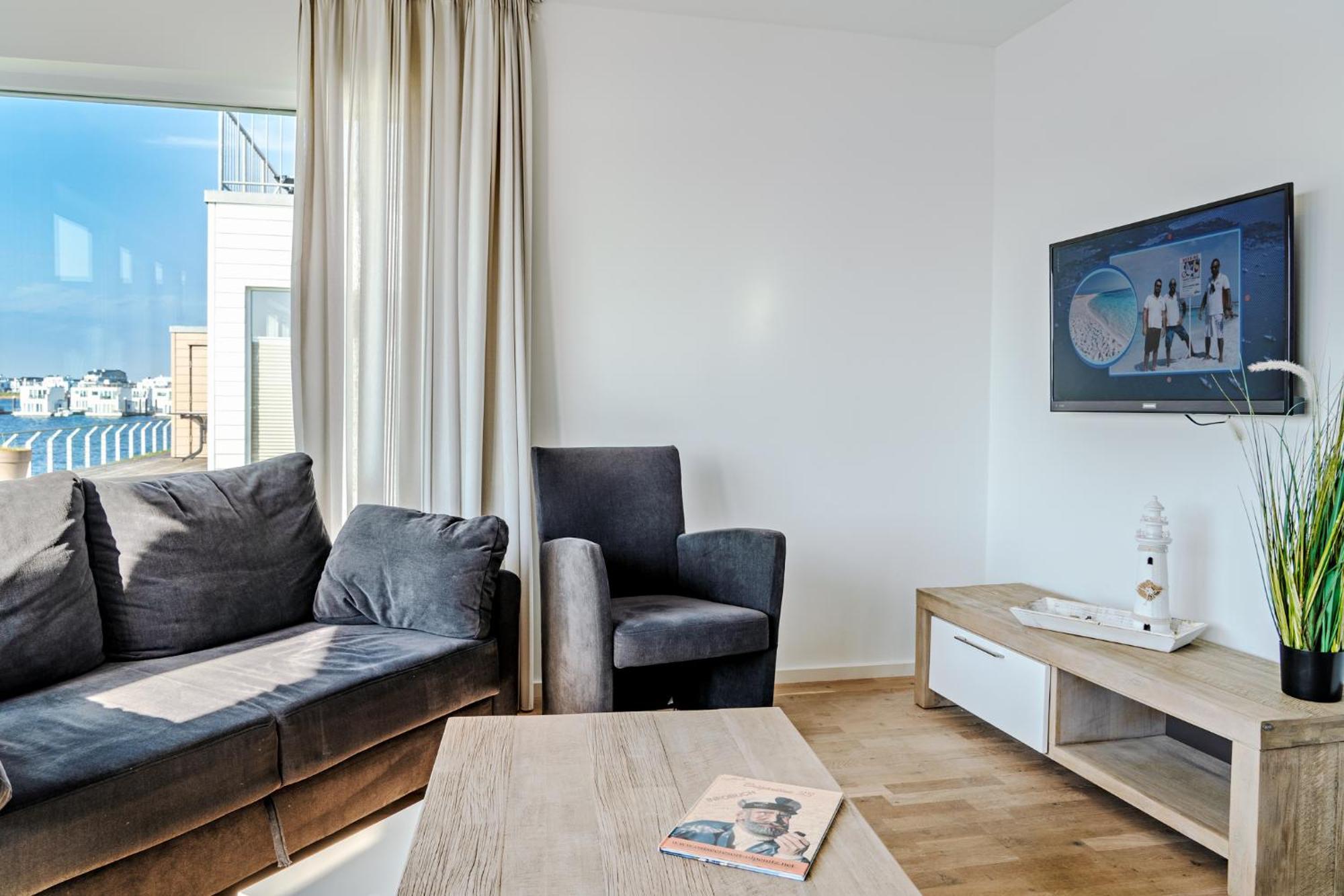3-Zi-Fewo Brigantine 33 By Seeblick Ferien Oro, Wasserblick,Sauna Olpenitz Exteriör bild